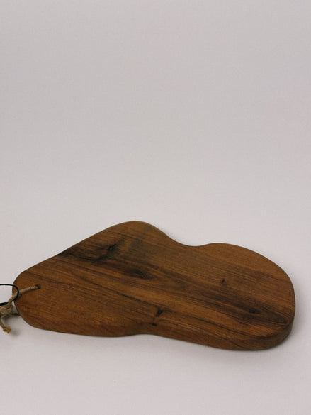 Organic Wood Serving Board with Jute Hanging Loop