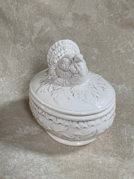 American Atelier Athena Turkey Covered Serving Dish, 1990s